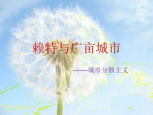莱特与广亩城市