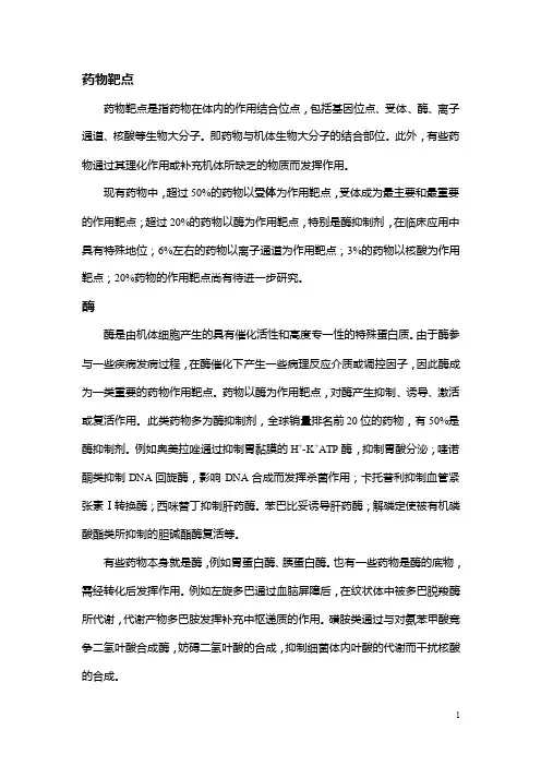药物靶点——精选推荐