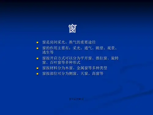 门窗安装工程.pptx