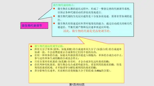 代谢调节与代谢工程PPT课件