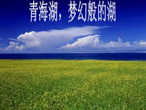 《青海湖,梦幻般的湖》ppt.优秀课件