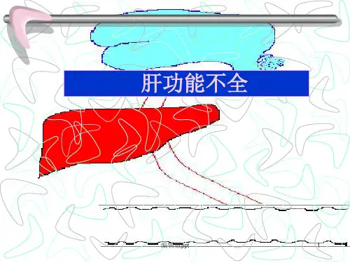 肝功能不全 ppt课件