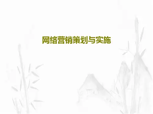 网络营销策划与实施共45页