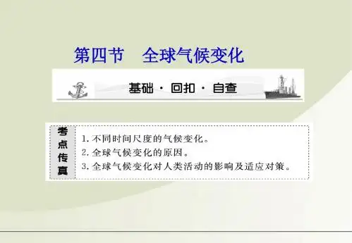 【课堂新坐标】2012高考地理第一轮 第2章-第4节 全球气候变化课件 必修1