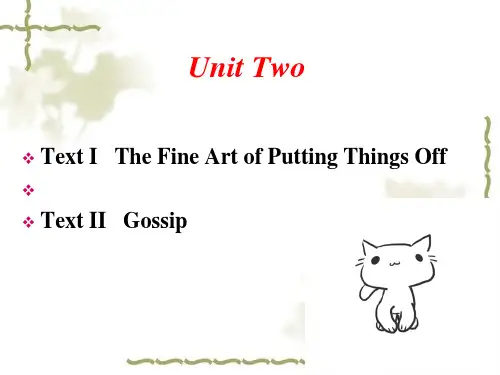 新编英语教程6教案Unit_Two