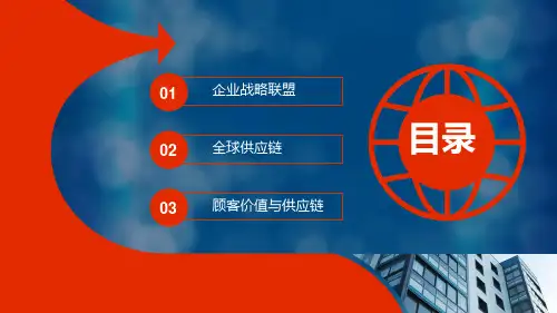 企业全球战略供应链管理PPT专题演示