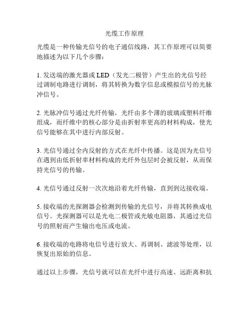 光缆工作原理