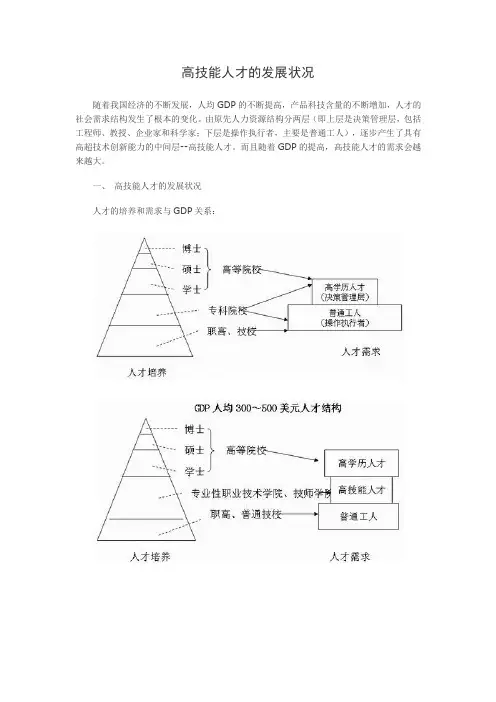 高技能人才的发展状况