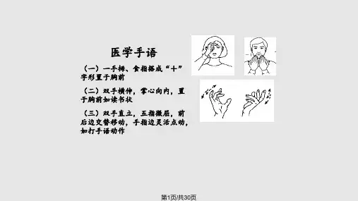手语之医学PPT课件