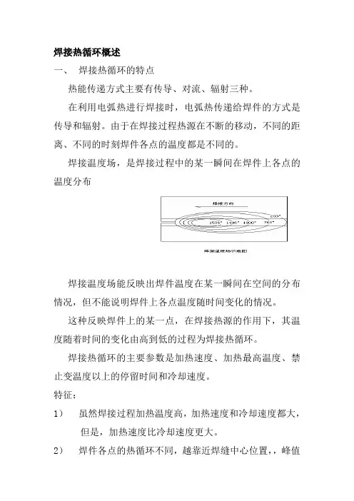焊接热循环概述
