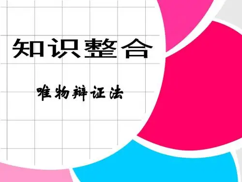 高二政治：生活与哲学 第三单元复习课件