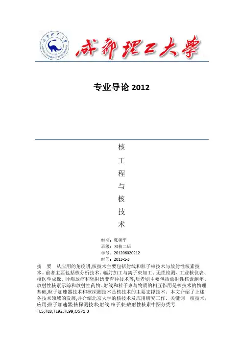 核工程与核技术专业导论