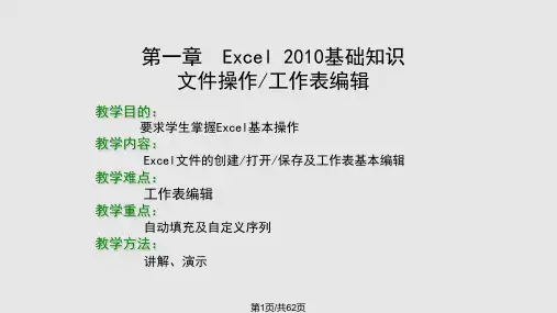 excel2010PPT课件
