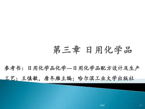 精细化工概论3.1家用洗涤用品2PPT课件
