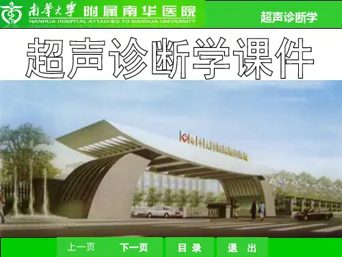 超声诊断学课件PPT课件