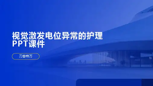 视觉激发电位异常的护理PPT课件
