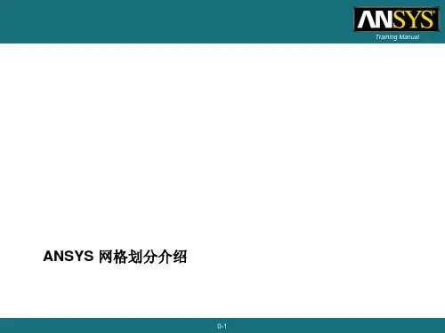 ANSYSmeshing简明培训教程