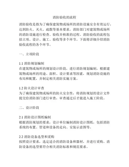 消防验收的流程