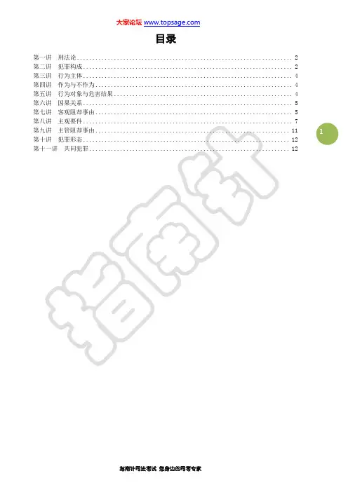 2013年指南针系统强化班刑法讲义-柏浪涛