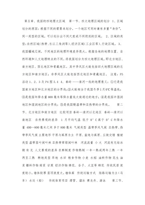 第五章知识点