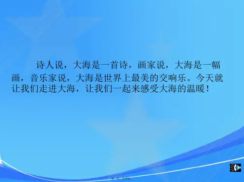 《大海啊-故乡》课件