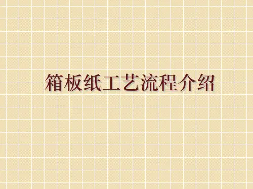 箱板纸造纸工艺流程(1)