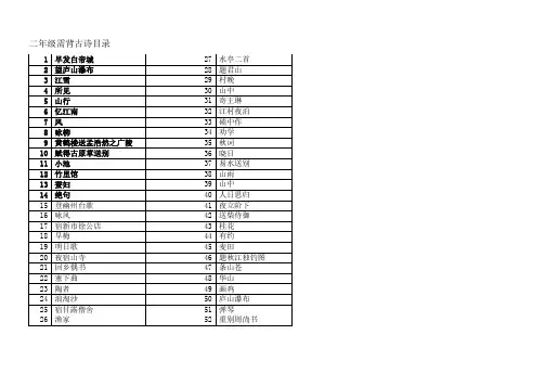 二年级古诗52首(带拼音) (1)