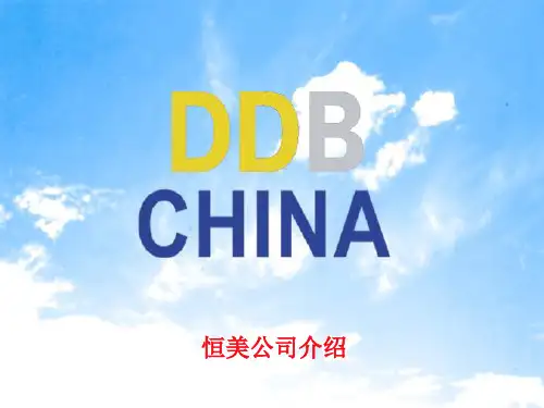 DDB公司介绍