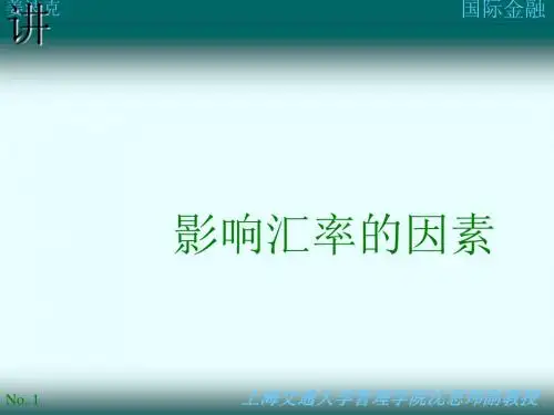 国际金融全套培训资料(19个ppt)37