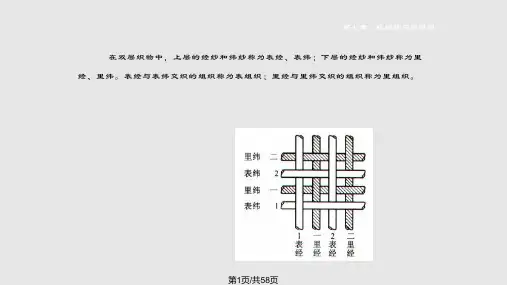 机织物双层组织PPT课件