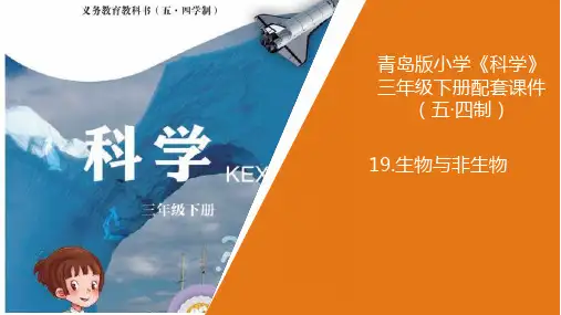 三年级下册科学课件19《生物与非生物》教学课件冀人版11