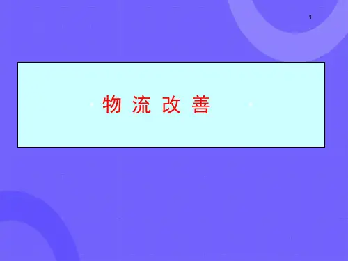物流改善篇全新