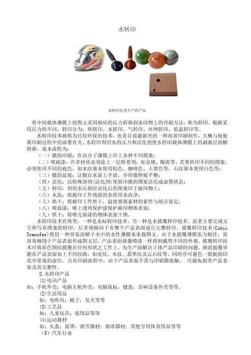 水转印