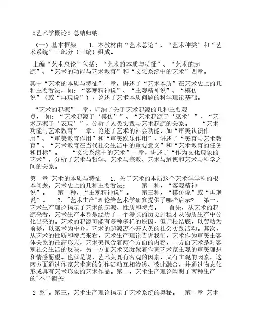 艺术概论 文档