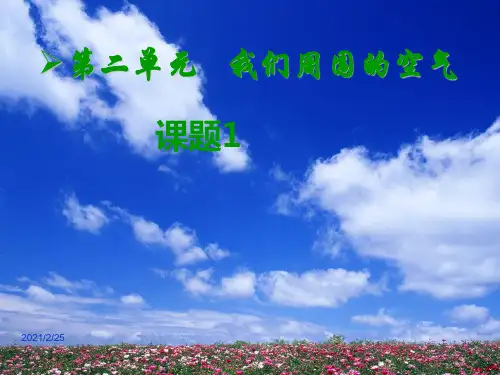 空气(初三杨岳峰)PPT课件