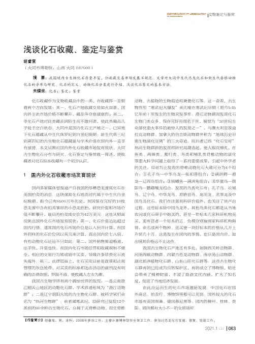 浅谈化石收藏、鉴定与鉴赏