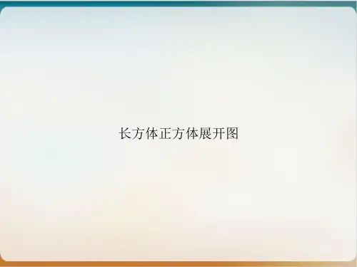 长方体正方体展开图 课件下载