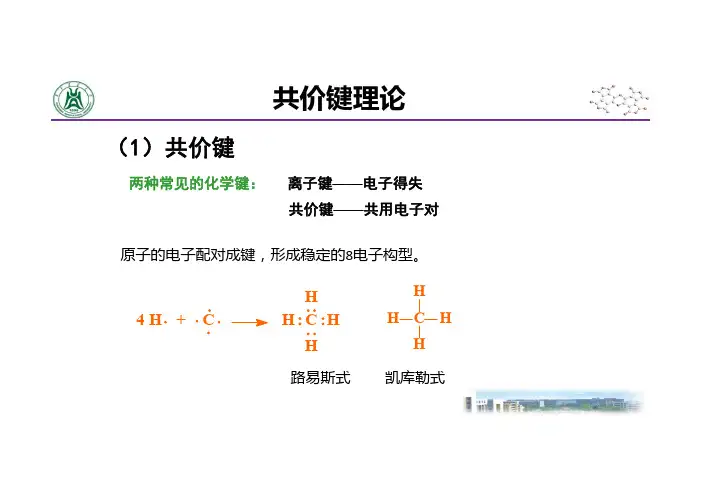 1.2  共价键理论