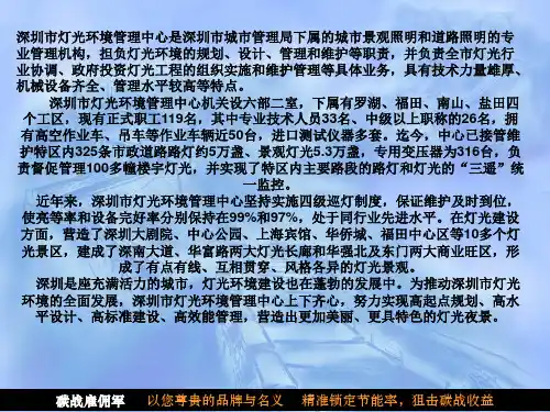 深圳市灯光管理中心