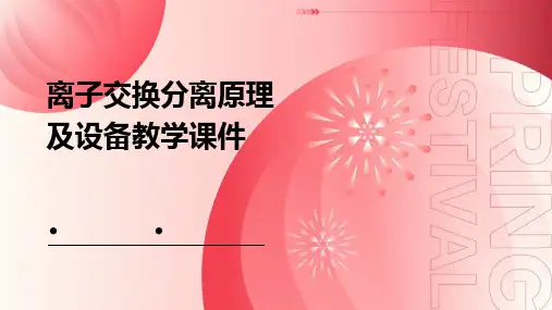 离子交换分离原理及设备教学课件