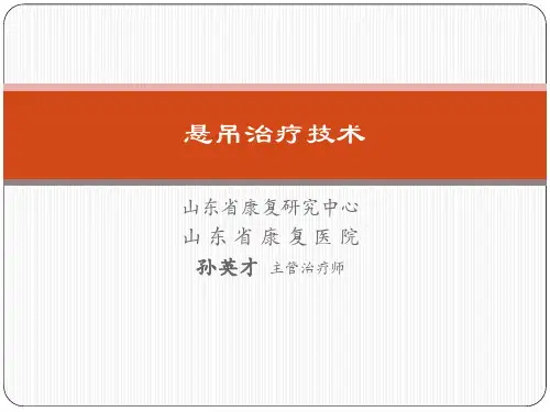 悬吊治疗技术