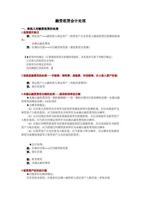 融资租赁会计处理案例,值得一看
