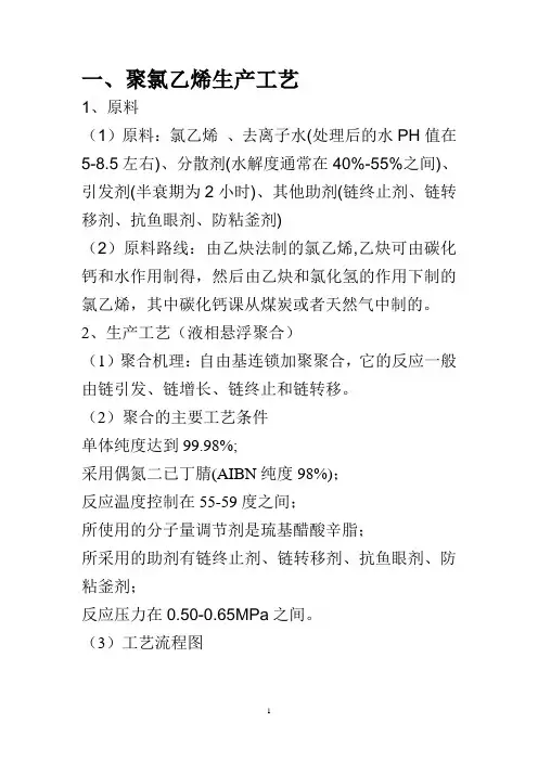高聚物合成工艺报告