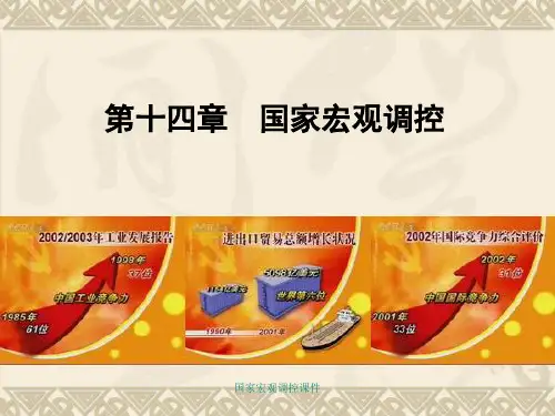国家宏观调控课件