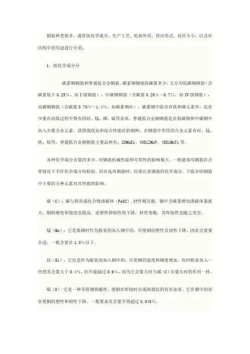 钢材碳含量标准(低碳钢)
