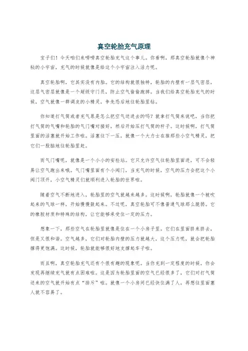 真空轮胎充气原理
