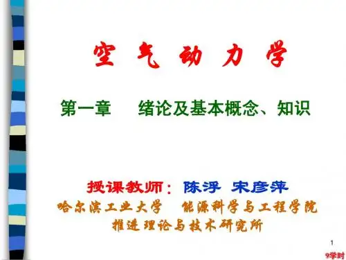 哈工大·空气动力学Ⅱ(48学时)第1章 课件