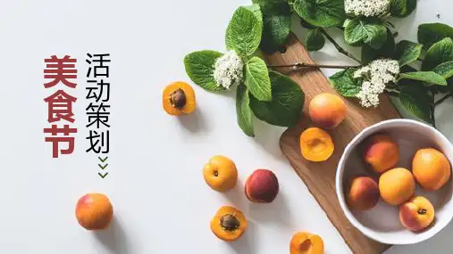 美食节活动策划PPT模板