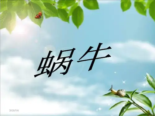 最新教科版小学三年级科学上册蜗牛二精品课件