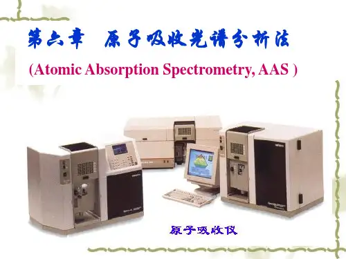 第6章 原子吸收光谱法课件环境BG101